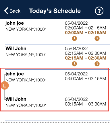 Linked Consecutive Shifts Linked Consecutive Shifts