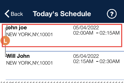 Clock In – Linked Patients Clock In – Linked Patients