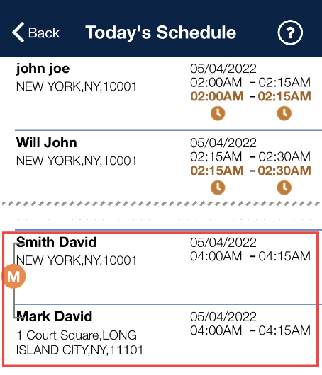 Clock IN - Mutual Visits Clock IN - Mutual Visits