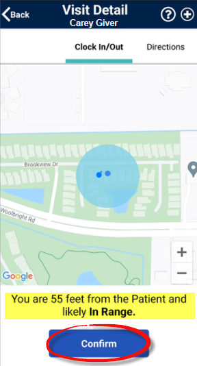 Mobile App: In Range Mobile App: In Range
