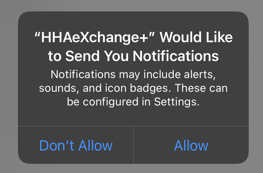 Allow Notifications iOS Allow notifications popup from iOS