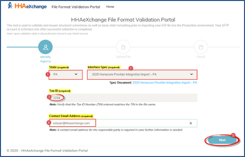 File Format Validation Portal