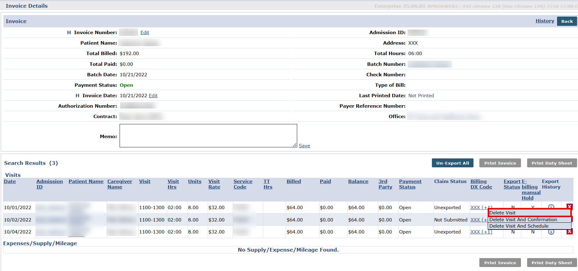 Invoice Details