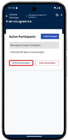 Archive Conversation Button