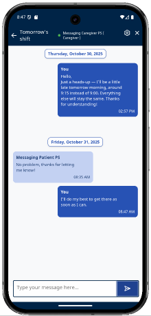 Response appears