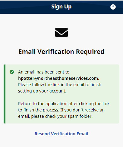 Email Verification