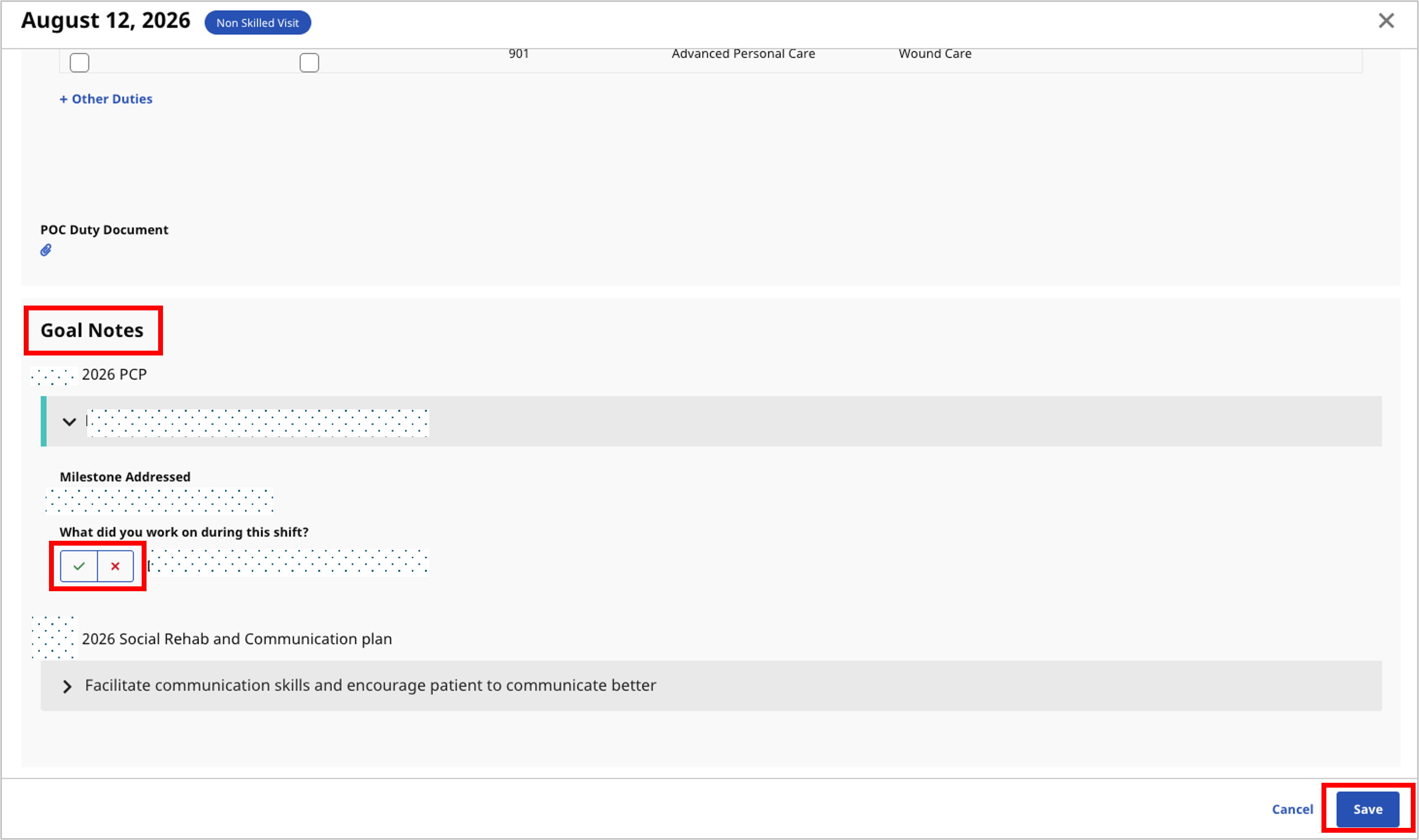 Goal Tracking Using the Web - Save