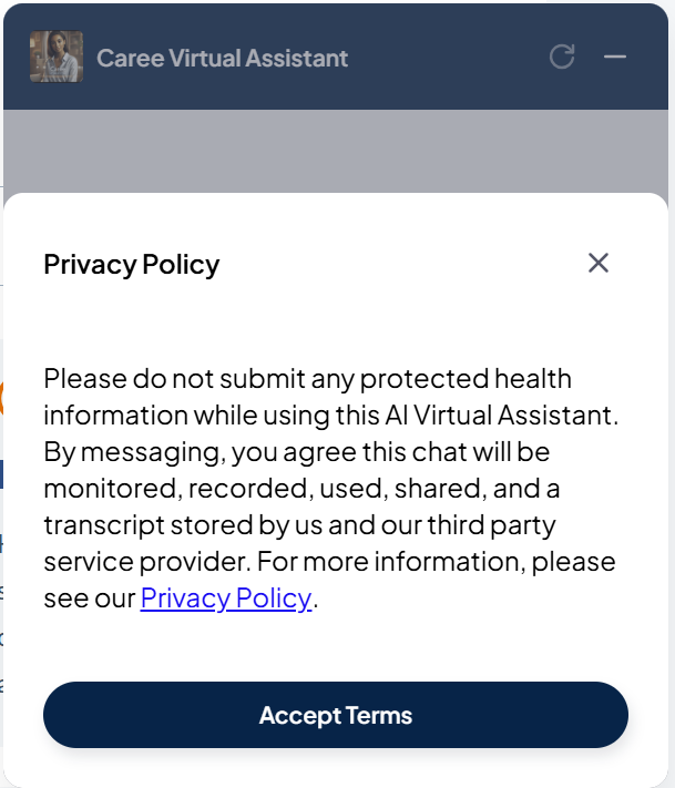 Caree Virtual Assistant - Privacy Policy Terms Caree Virtual Assistant- Privacy Policy Terms