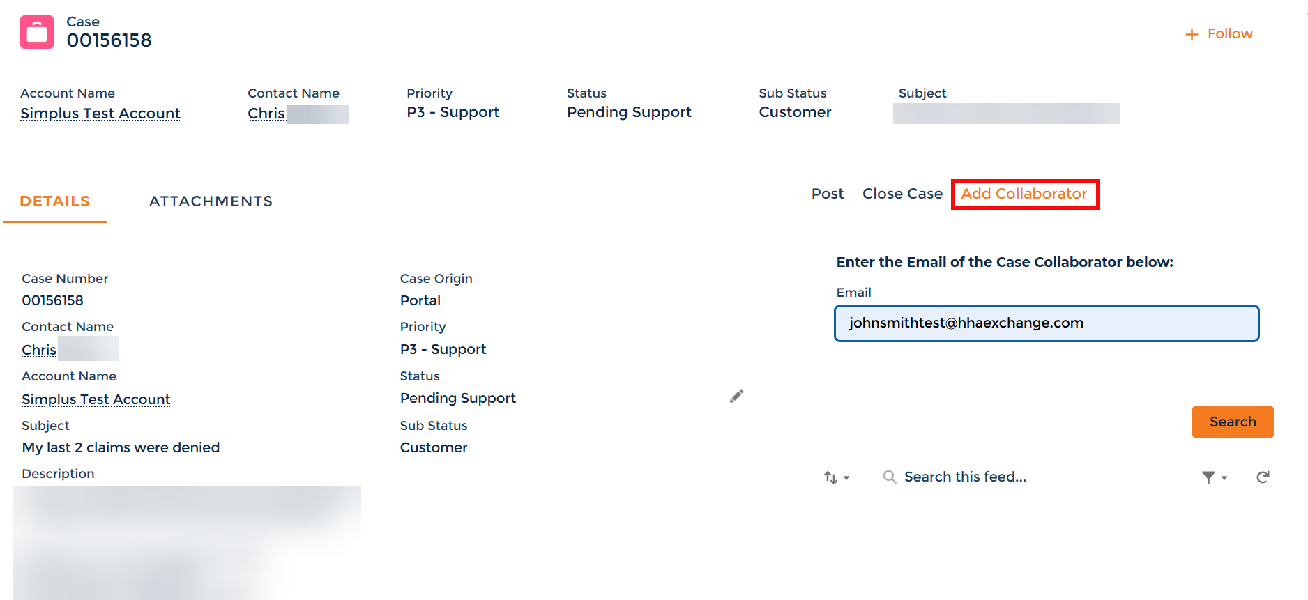 On the right hand side of the screen, click on Add Collaborator. On the right hand side of the screen, click on Add Collaborator.