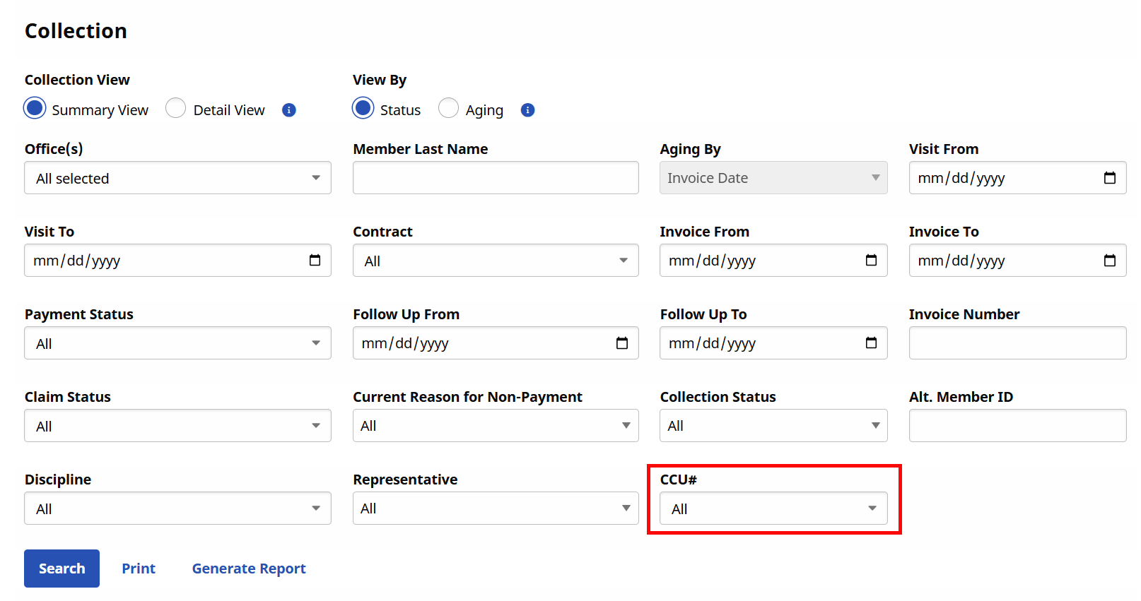 The CCU# filter is now available for Illinois users. The CCU# filter is now available for Illinois users.