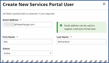 Define the New Services Portal Use Define the New Services Portal Use