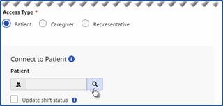 Select the Access Type for a Portal User Select the Access Type for a Portal User