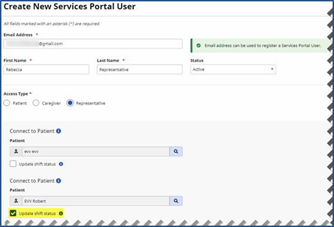 Select Update Shift Status Permission Select Update Shift Status Permission