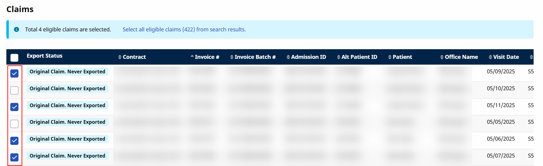 Add Claims to Batch Add Claims to Batch