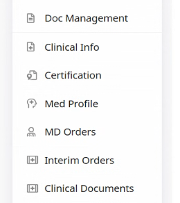 Forms_ReportingandDataManagement_Patient_Profile_navigation_menu