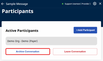 Archive Conversation Button