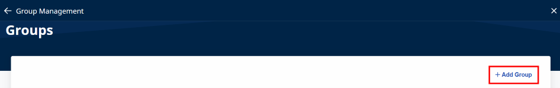 + Add Group Button