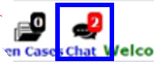 Chat Icon bucket for new chat messages Chat bucket icon with number bubble indicating new chat messages.