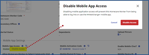 Disable Mobile App Access Disable Mobile App Access
