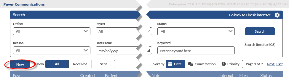 Creating a New Message Creating a New Message