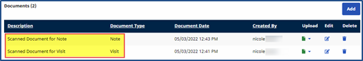All Patient Documents on Document Management Page All Patient Documents on Document Management Page