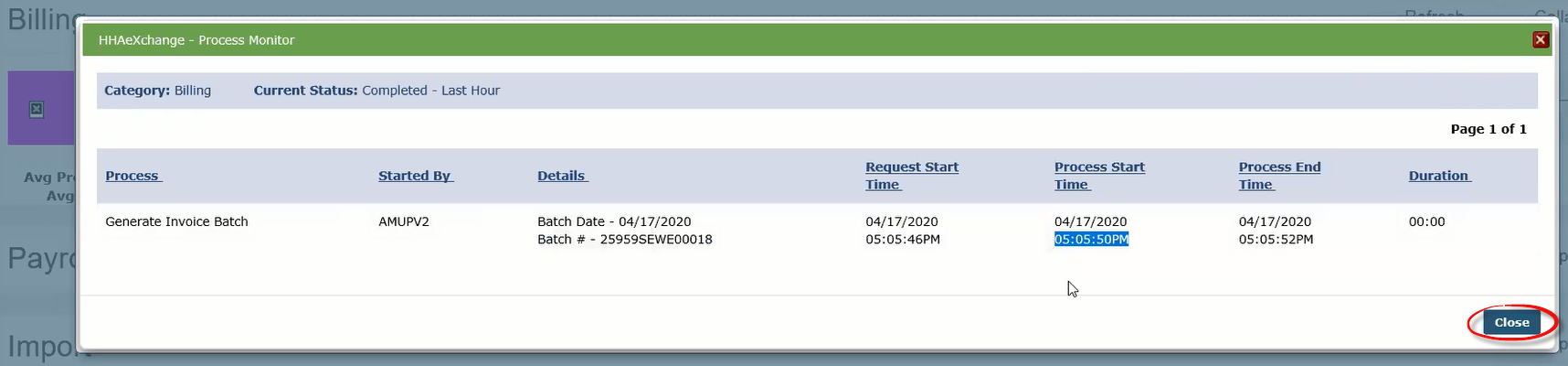 Process Monitor: Completed Process Monitor: Completed