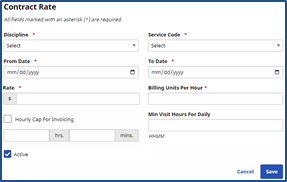 Contract New Rate Contract New Rate