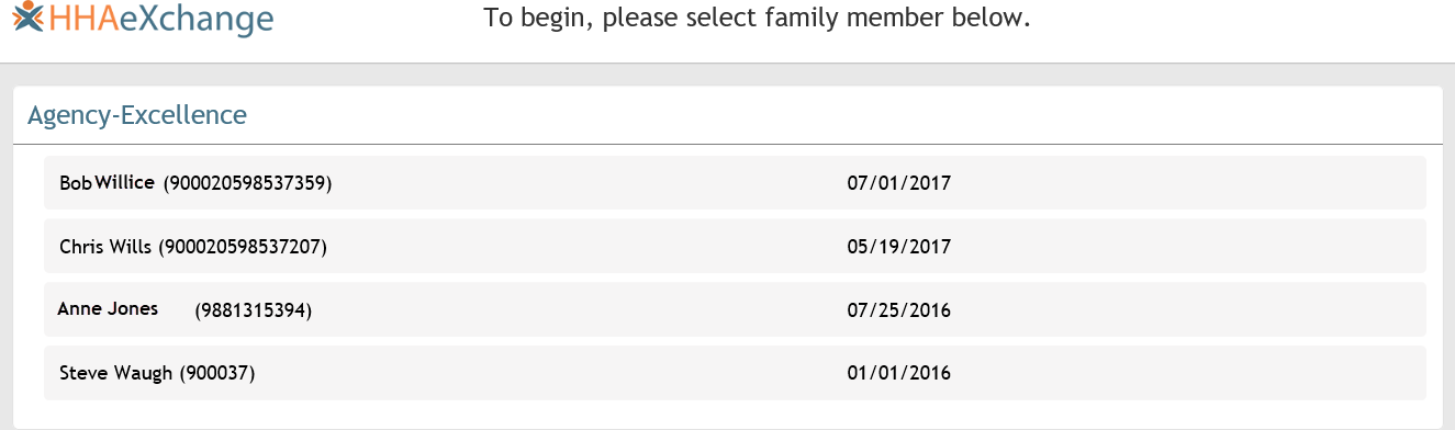 Navigate the Family Portal