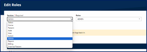 User Management Edit Roles User Management Edit Roles
