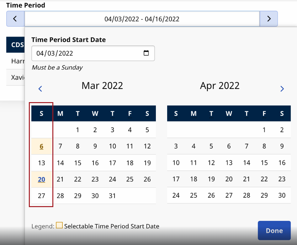 Time Period Time Period