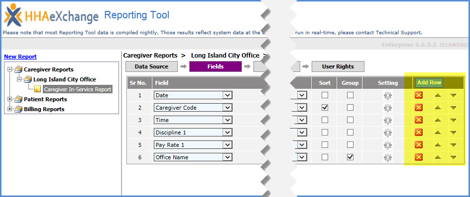 Add, Delete, or Move Field Add, Delete, or Move Field