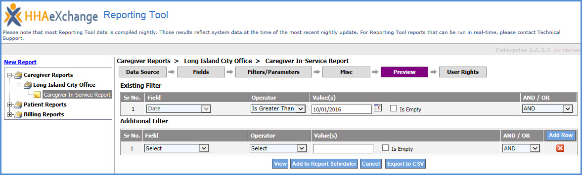 The Preview Section The Preview Section