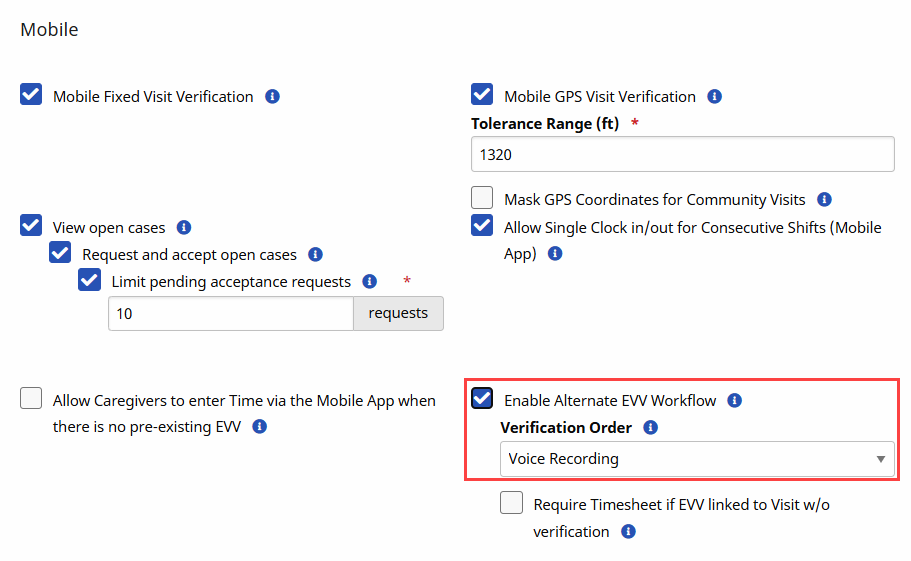 Edit Office Enable Alternate EVV Workflow Edit Office Enable Alternate EVV Workflow