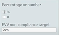 Percentage or Number filter