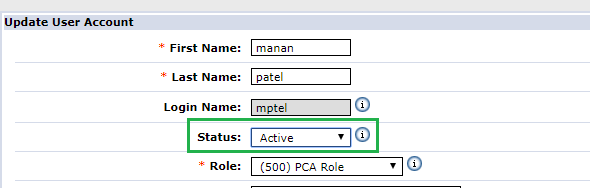 User Status Field