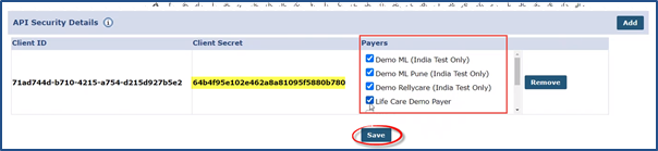 New Set of EVV API Credentials