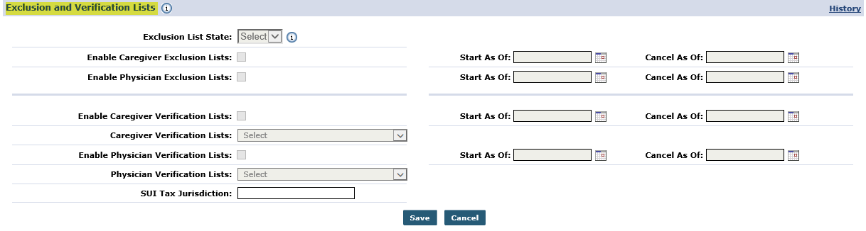 Edit Office Page: Exclusion and Verification Lists Section