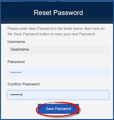 Reset Password