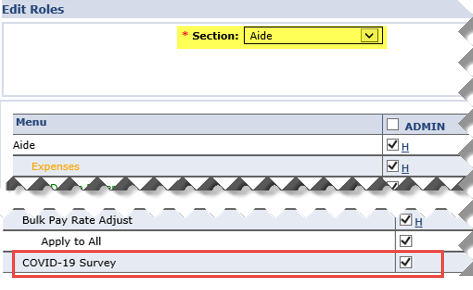 Permission - COVID-19 Survey