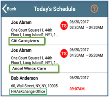 Caregiver Mobile App Multi-Office