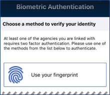 Fingerprint Recognition Required