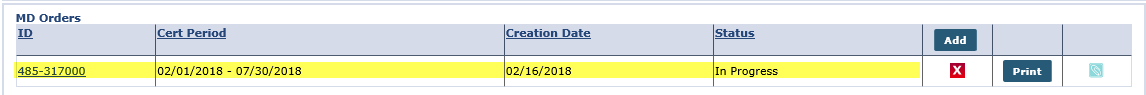 Save and Close option - MD Order Entered