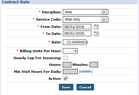 Contract New Rate 