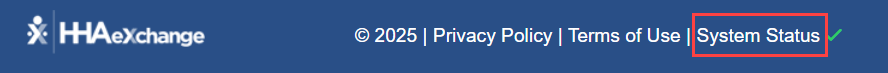 In the image, the System Status icon displays.