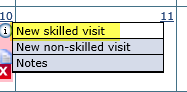 Creating a Skilled Visit