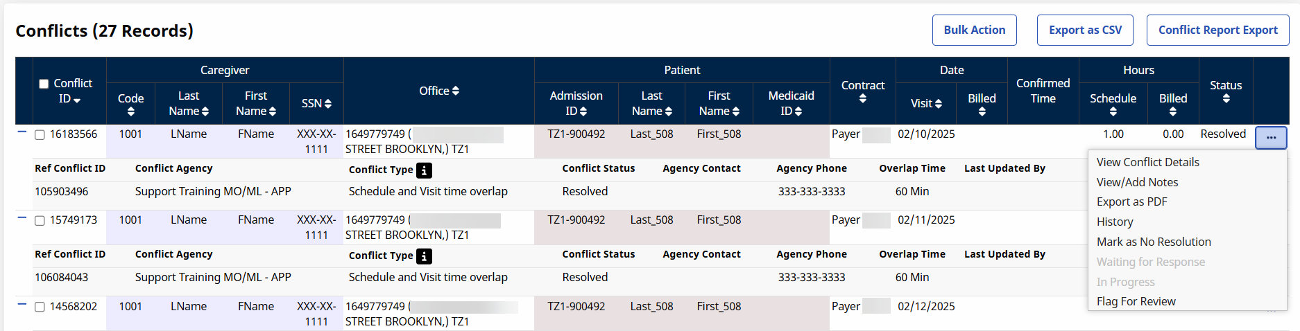 Conflict Management page Conflict Management page