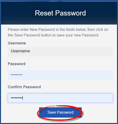 Reset Password Reset Password