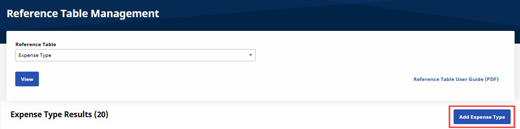 Reference Table Management Add Expense to Blended Overtime Reference Table Management Add Expense to Blended Overtime