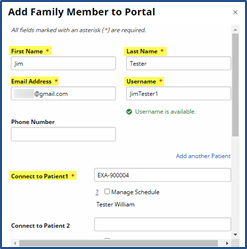 Adding Family Member Adding Family Member