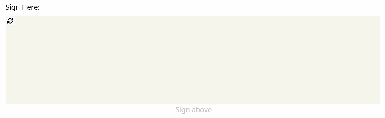 Signature Example Signature Example